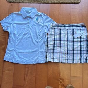 NWT golf shirt & skirt